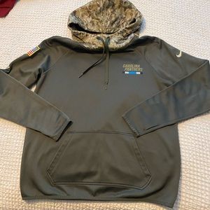 Carolina Panthers Salute To Service Youth medium hoodie